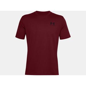 1326799-019-t-shirt-under-armour-sportstyle-left-chest-logo-gris-chine-noir