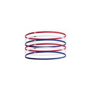 1389932-600-bandeau-elastique-femme-under-armour-mini-x6-rouge-blanc-tu