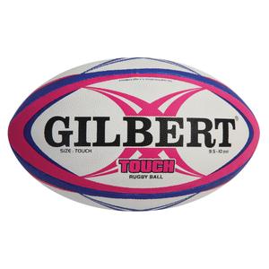 ballon-de-rugby-gilbert-touch-taille-4-blanc-rose-bleu-taille-4