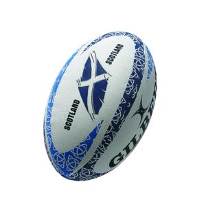 mini-ballon-de-rugby-mascotte-gilbert-flower-of-ecosse-taille-1-blanc-bleu-taille-1