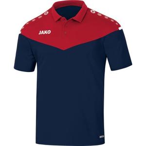 6320-f-91-polo-femme-jako-champ-2-0-bleu-marine-rouge