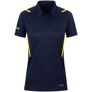6321-f-512-polo-femme-jako-challenge-bleu-marine-jaune-fluo