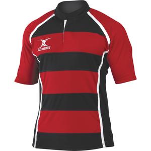 814165-maillot-gilbert-xact-striped-rouge-noir