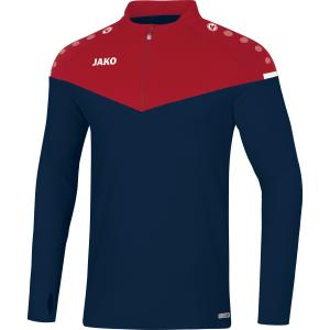 8620-u-91-sweatshirt-zippe-jako-champ-2-0-bleu-marine-rouge