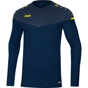 8820-e-93-sweatshirt-enfant-jako-champ-2-0-bleu-marine-bleu-fonce-jaune-fluo