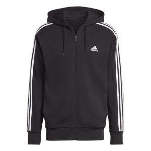 ic0433-sweatshirt-a-capuche-zippe-molleton-adidas-essentials-3-stripes-noir