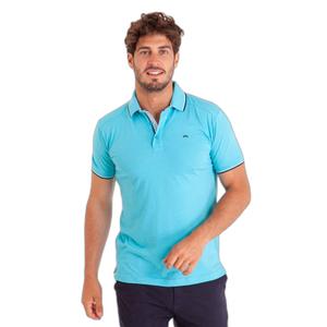 52550-t-turquoise-polo-col-popeline-imprimee-camberabero-t-turquois