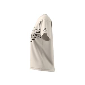 t-shirt-femme-adidas-giant-logo-beige-noir