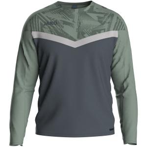 8824-e-852-sweatshirt-enfant-jako-iconic-gris-tendre-vert-gris-anthracite