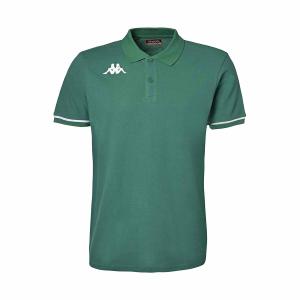 321327w-a0e-polo-enfant-kappa-barli-green-white