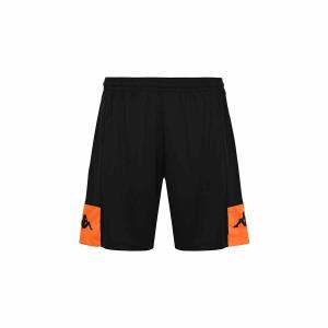32136fw-a14-short-enfant-kappa-daggo-black-orange