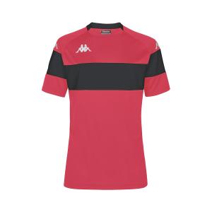 33133ww-a0d-maillot-kappa-dareto-red-black