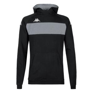 381265w-a21-sweatshirt-a-capuche-kappa-daccio-black-grey-melange
