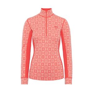 622691-candy-sous-maillot-manches-longues-1-4-zip-femme-kari-traa-rose-light-red