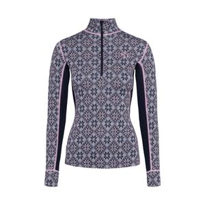 622691-roy-sous-maillot-manches-longues-1-4-zip-femme-kari-traa-rose-dark-navy-blue