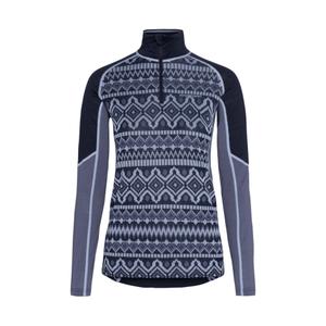 623582-royal-sous-maillot-manches-longues-1-2-zip-femme-kari-traa-malia-dark-navy-blue