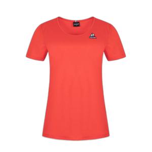 2220324-t-shirt-manches-courtes-femme-le-coq-sportif-saison-n-1-tech-red