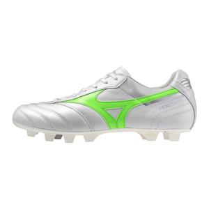 p1ga250137-chaussures-de-football-mizuno-morelia-japan-fg-white-neon-green-galaxy-silver