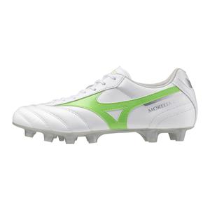 p1ga251637-chaussures-de-football-mizuno-morelia-ii-club-fg-white-neon-green-galaxy-silver