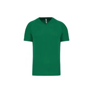 pa476-kellygreen-t-shirt-col-v-proact-sport-vert-fonce