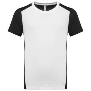 pa4016-white-black-maillot-ecoresponsable-enfant-proact-white-black