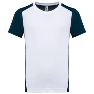 pa4016-white-navy-maillot-ecoresponsable-enfant-proact-white-navy