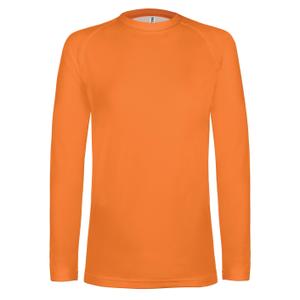 pa005-orange-t-shirt-double-peau-manches-longues-proact-sport-orange