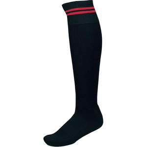 pa015-black-sportyred-chaussettes-de-sport-rayes-proact-noir-rouge