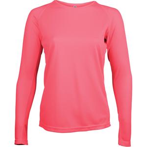 pa444-fluorescentpink-t-shirt-leger-manches-longues-femme-proact-sport-rose-fluo