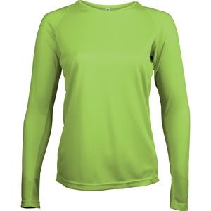 pa444-lime-t-shirt-manches-longues-femme-proact-sport-vert-fluo
