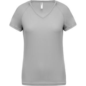 pa477-finegrey-t-shirt-femme-col-v-proact-sport-gris-clair
