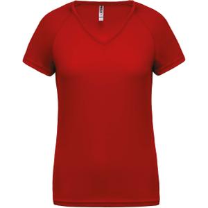 pa477-red-t-shirt-femme-col-v-proact-sport-rouge