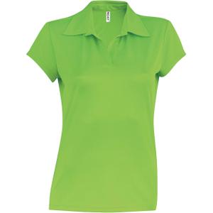 pa483-lime-polo-femme-manches-courtes-sport-proact-vert-fluo