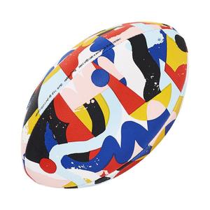 thefeebles-rugby-ballon-de-rugby-rebond-the-feebles-x-fhp-bleu-noir-multicolore-taille-5