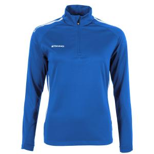 408609-5200-sweatshirt-1-4-zip-femme-stanno-first-royal-blanc