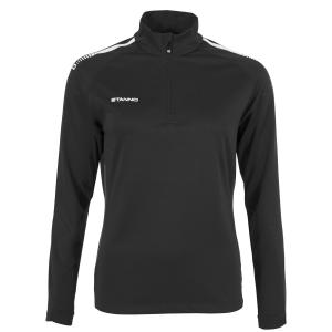 408609-8900-sweatshirt-1-4-zip-femme-stanno-first-black-noir