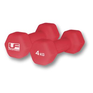 ufw035-haltere-hexagonal-recouverts-de-neoprene-ufe-x2-red-2x4-kg