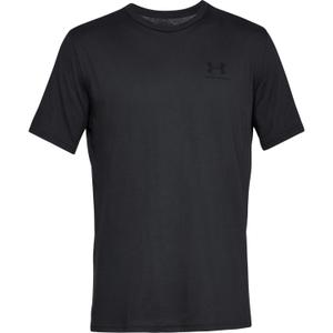 1326799-001-t-shirt-under-armour-sportstyle-left-chest-logo-noir