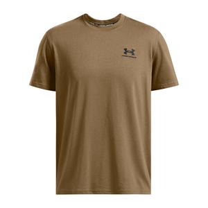 1373997-498-t-shirt-under-armour-logo-embroidered-heavyweight-coyote-noir
