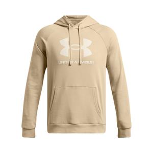 1379758-299-sweatshirt-a-capuche-under-armour-rival-fleece-logo-city-khaki-summit-white