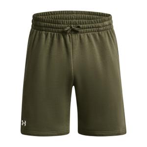 1379779-390-short-under-armour-rival-fleece-vert-marine-blanc
