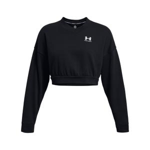1382738-001-sweatshirt-col-rond-oversize-crop-femme-under-armour-rival-terry-noir-blanc