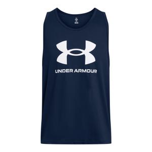 1382883-408-debardeur-under-armour-sporstyle-logo-bleu-marine-blanc