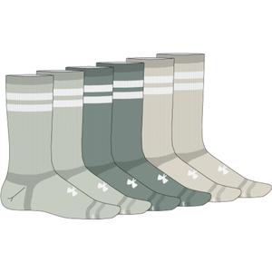 1387058-377-chaussettes-under-armour-essential-x6-hydro-green-hydro-green-white